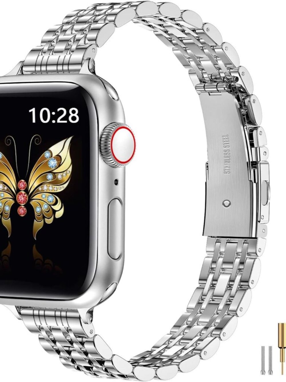 Slim Metal Band Compatible with Apple Watch Bands 42/41/40/38mm